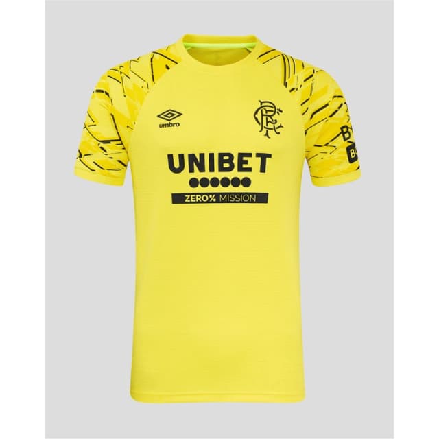Umbro Rangers Goalkeepers Shirt 2025 2026 Mens Yellow male S