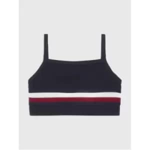 Tommy Hilfiger Global Stripe Sport Top - Blue