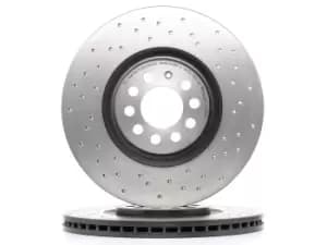 PAIR BREMBO BRAKE XTRA DRILLED DISCS 09.7880.1X