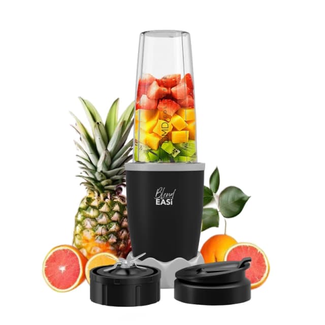 DMD Collective BlendEasi NutriBullet Blender Starter Kit, 1 x MotorBase, 800ml Beaker, Extractor Blade, To-Go Lid Black