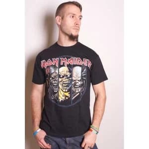 Iron Maiden - Eddie Evolution Unisex Large T-Shirt - Black