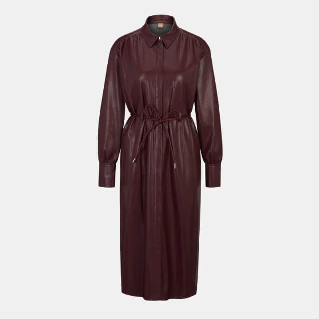 Boss Womens Dibanora10 Wrap Dress Open Red female 14 (XL)