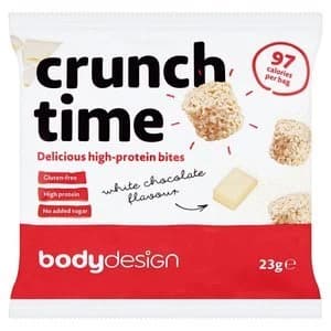 Body Design Crunchy White Chocolate Protein Bites 23g