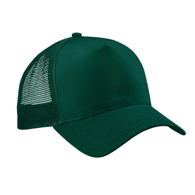 Beechfield Beechfield Men Snapback Trucker Cap in Bottle Green Bottle Green One Size Male 5063377408096