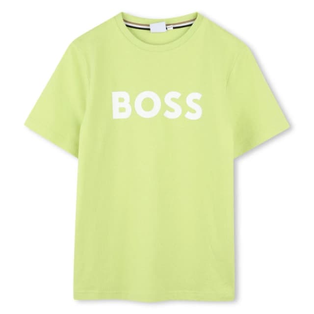 Boss Kids Logo T-Shirt Apple 607 male 12 Yrs