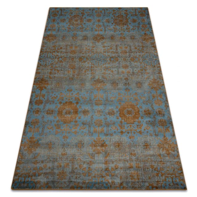 RugsX Wool Omega Rug in Gold Size: 200cm x 300cm Gold Unisex 200cm x 300 cm