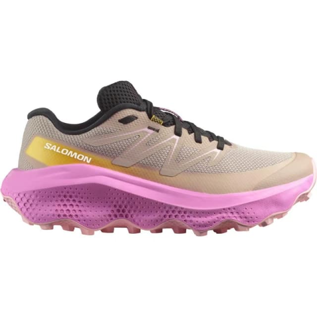 Salomon Shoes Ultra Flow 2 W Ethere/Cyclamen/Bla Trail Running Womens Ethere/Clay female 7 (40.7)