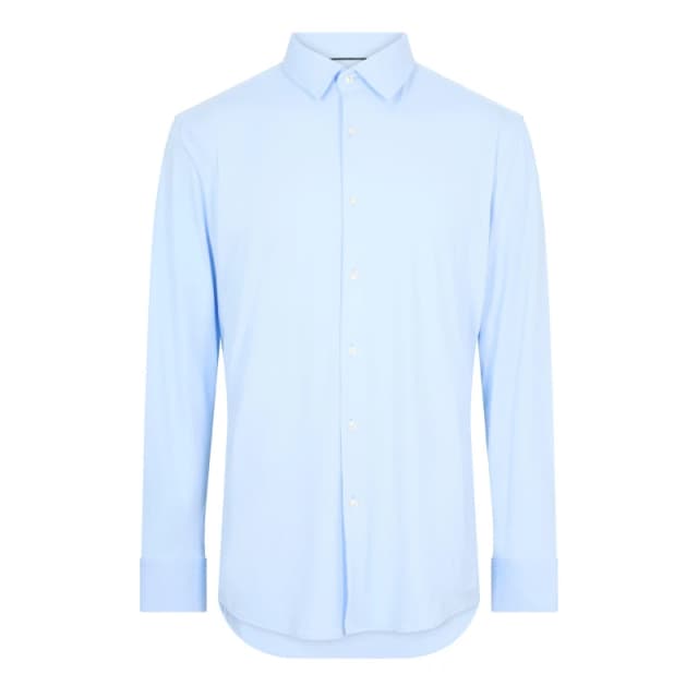 Boss Mens P-HANK-s Long Sleeve Oxford Shirt Pastel Blue male 14.5 inch