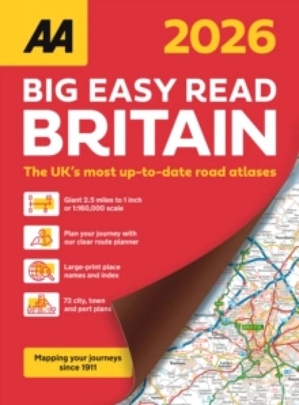 AA Big Easy Read Atlas Britain 2026 Paperback / softback