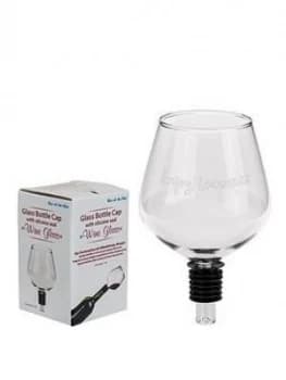 Personalised Bottle Top Wine Glass