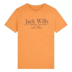Jack Wills Wills Script T-Shirt Infant Boys - Orange