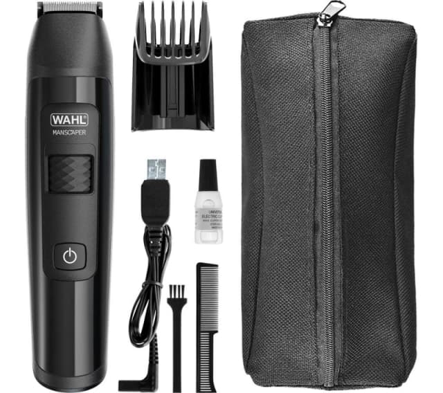 WAHL Manscaper 1065-800 Wet & Dry Body Groomer - Black 5037127030448