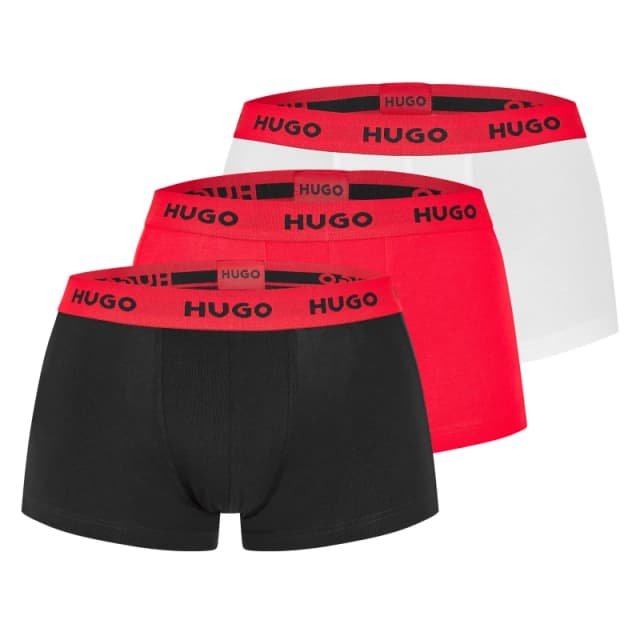Hugo 3 Pack Boxer Shorts - Multi Multi XL