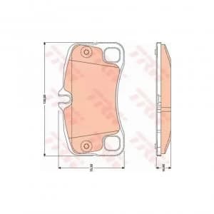 Brake Pad Set TRW GDB1792