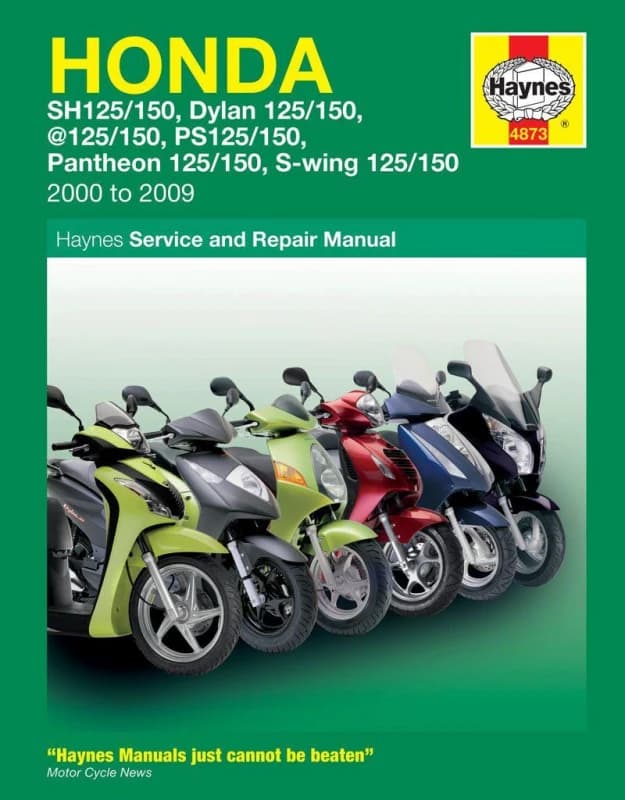 4873 - Haynes Service Manual For Honda FES 125 2001-2009 4873