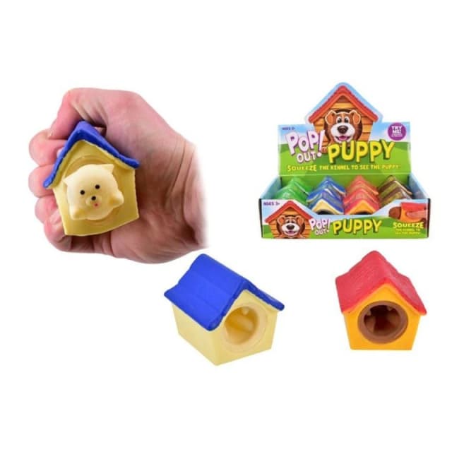 Kandy Toys Pop Out Puppy In Kennel (Colours Vary) Multi unisex