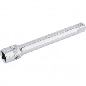 Draper 1/4" Drive Polished Chrome Socket Extension Bar 1/4" 75mm