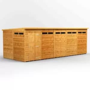 Power 20' x 8' Pent Security Shed