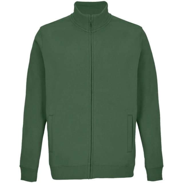 SOL'S Mens Cooper Full Zip Sweat Jacket in Bottle Green Size: XS Bottle Green Male XS