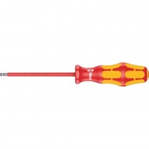 Wera Kraftform 160I VDE Insulated Parallel Slotted Screwdriver 4mm 150mm