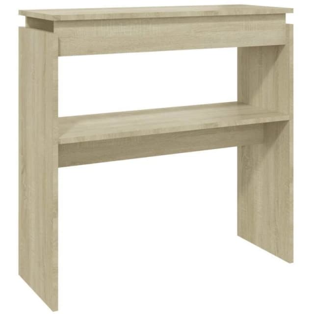 VIDAXL Console Table Sonoma Oak 80x30x80cm Engineered Wood Vidaxl 8720286606575
