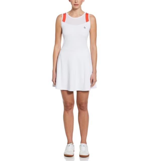 Original Penguin Tennis Dress Womens - White White 8