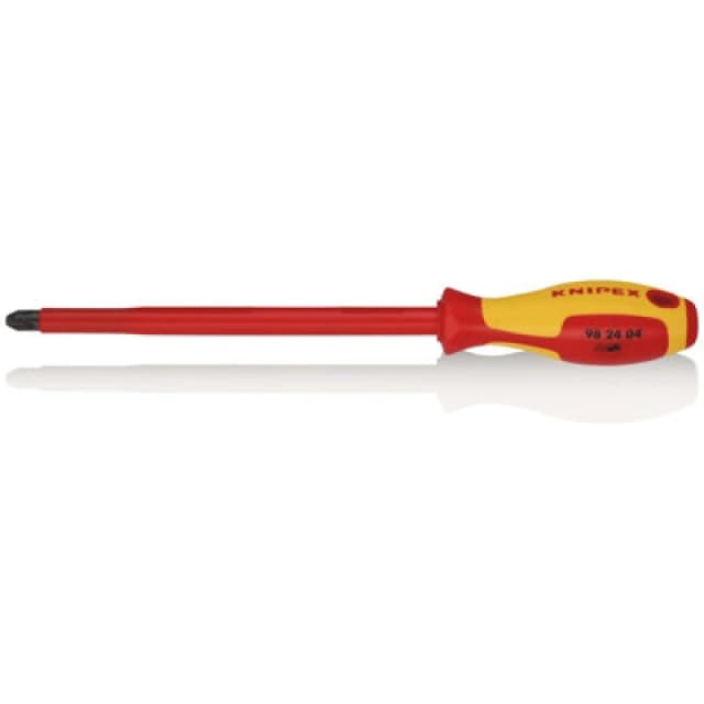 Knipex 98 24 04 Vde Insulated Screwdriver, Ph4 X 200mm 18805