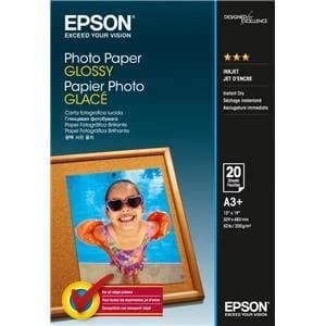 Original Epson (A3+) Glossy Photo Paper 20 sheets