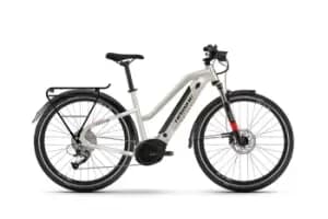 2021 Haibike Trekking 4 Med Step Electric Hybrid Bike in Desert