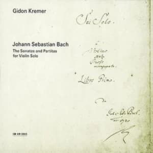 Sonatas and Partitas for Violin Solo The Kremer by Johann Sebastian Bach CD Album