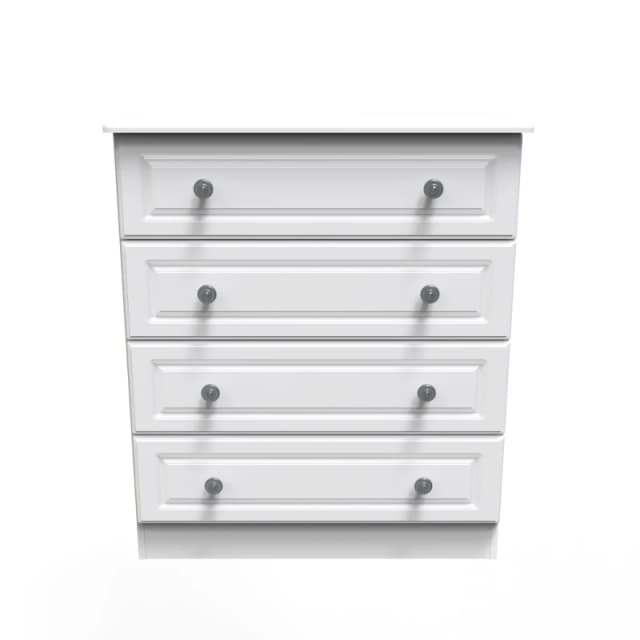 Kendal 4 Drawer Chest In White Ash (Ready Assembled)