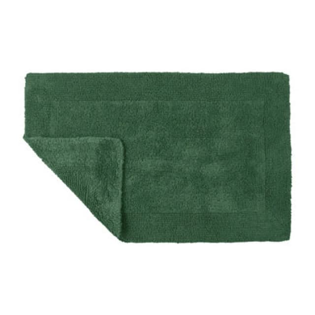 Allure Bath Fashions Elegance Reversible Heavyweight Bath Mat - Dark Green