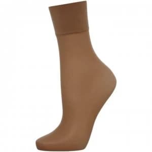 Charnos 2 Per Packet Sheer Ankle Socks - Burgundy