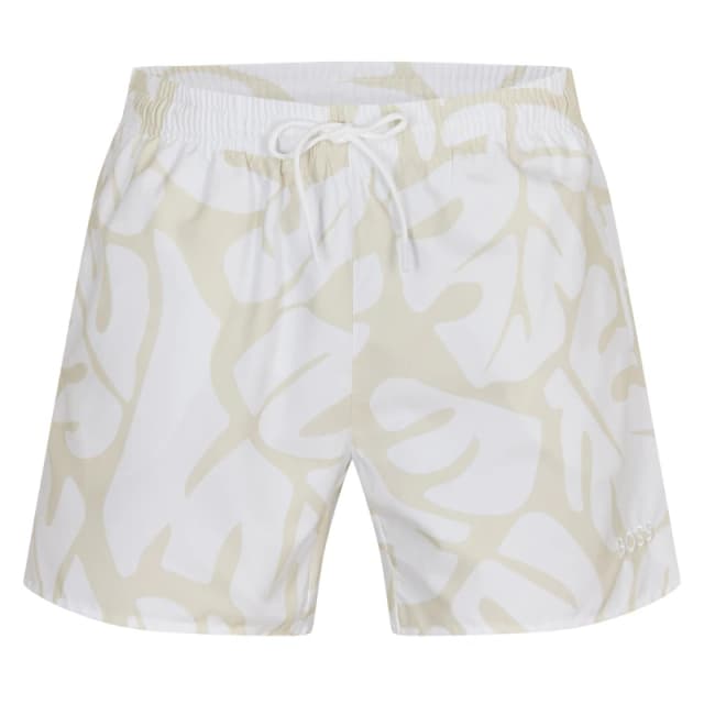Boss Mens Turtle Swim Shorts Open White male S