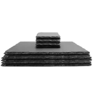 Natural Slate Placemats & Coasters - 12pc M&W
