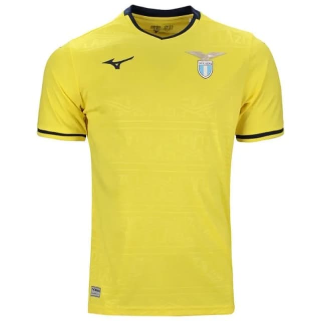 Mizuno Lazio Away Shirt 2024 2025 Adults - Yellow Yellow S