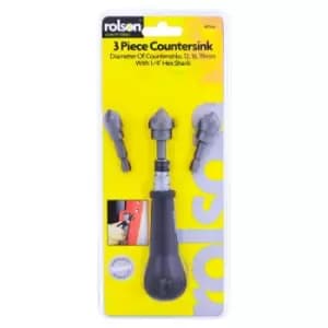 Rolson 4PC Countersink Set
