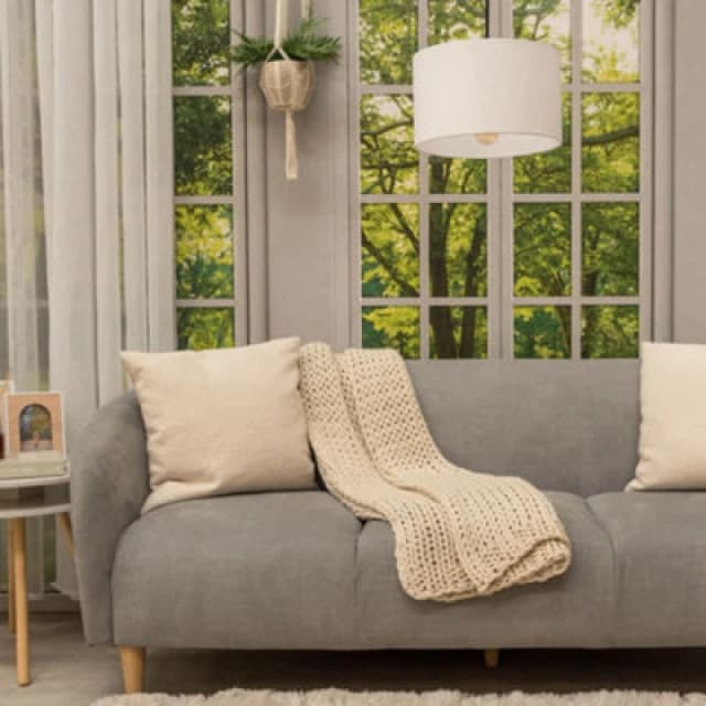 ValueLights ValueLights Reni Pair of Fabric Easy Fit Drum Ceiling Lamp Shade in White Size: Small White Small Unisex 5059406037139