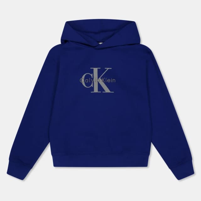 Calvin Klein Jeans Kids Mlogo Pull Over Hoodie Admiral Blue male 8Y
