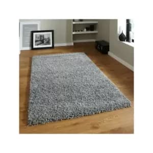 Vista 2236 Shaggy Rug, Grey, 200 x 290 Cm - Think Rugs