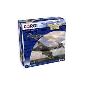 Gloster Meteor F.1 EE216/YQ-E- T.D. Dixie Dean RAF No. 616 Squadron Fieseler F- 103 V-1 Doo 1:72 Corgi Model