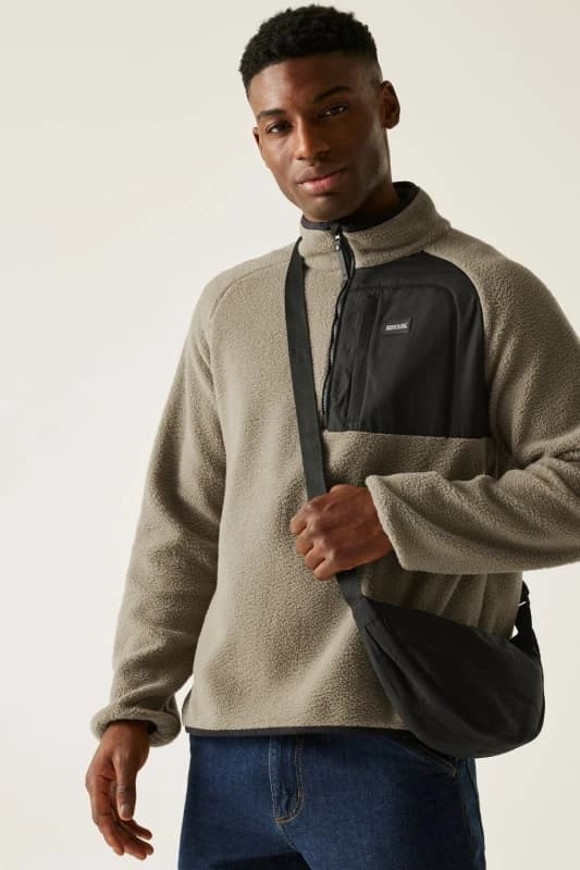 Regatta Regatta Men Frankie Borg Half-Zip Insulating Fleece in Yellow Size: 2X-large Yellow XXL Male 5063516104674