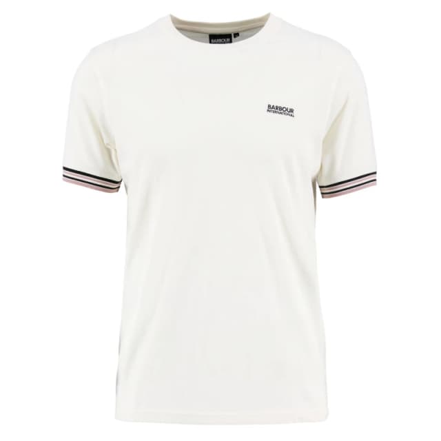 Barbour International B.Int Burnwood Tee Sn63 Whisper White male M