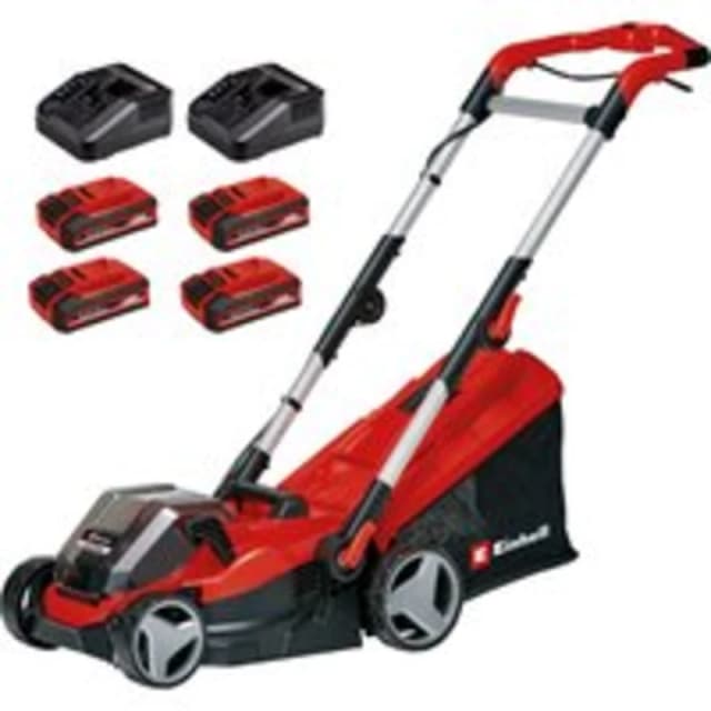 Einhell RASARRO 36/34 36v Cordless Rotary Lawnmower 340mm RASARRO 36/34 Batteries: 4 x 3ah Li-ion