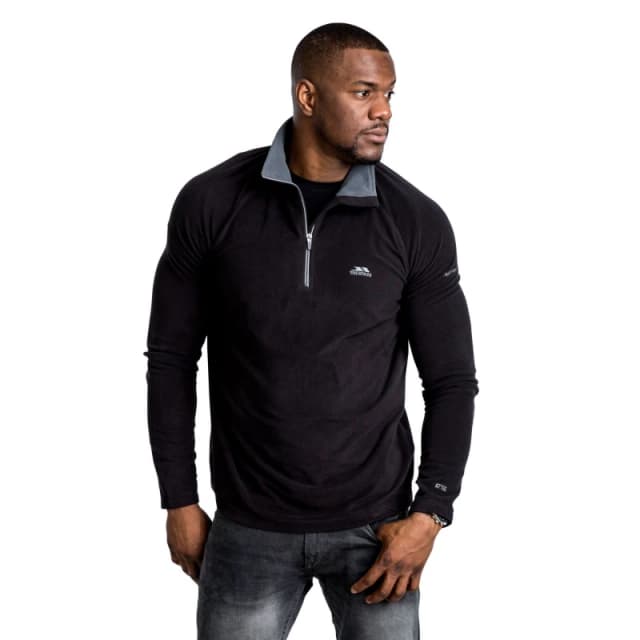 Trespass Trespass Men Blackford Microfleece Size: X-Small Black XS Male 5059000016790