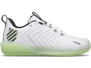 06988-191-M MENS ULTRASHOT 3 WHITE/Soft NEON GREEN/Blue GRAPHITE - Mens 10