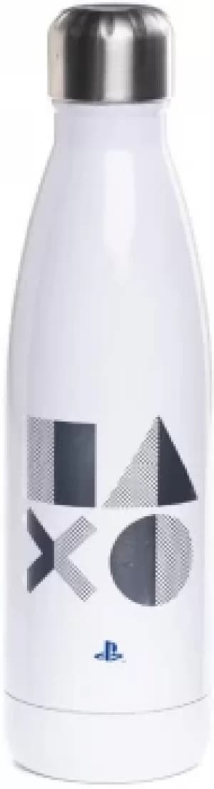 Playstation Icons Drinks Bottle Drinking Bottle white silver