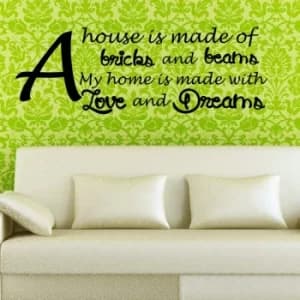 S-185 Black Decorative Wall Sticker