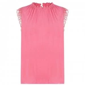 Velvet Elorea Sleeveless Shirt - Begonia
