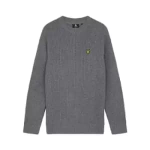 Lyle and Scott Fisherman Jumper Mens - Grey